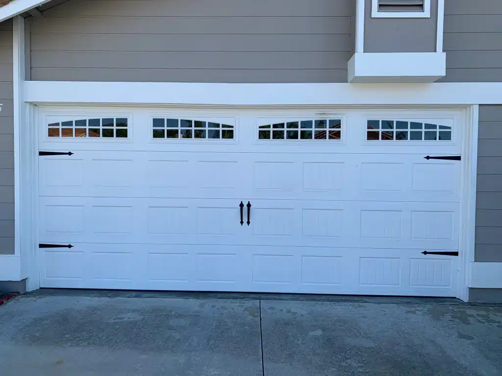 Durable garage door installation