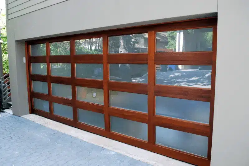 glass garage door