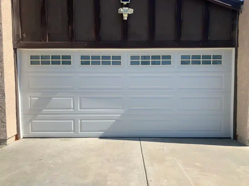 Durable garage door installation