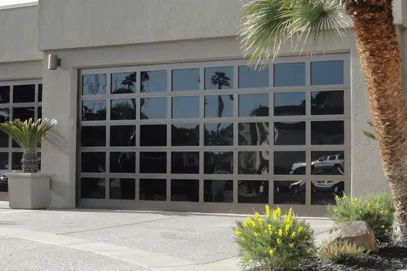 glass garage door