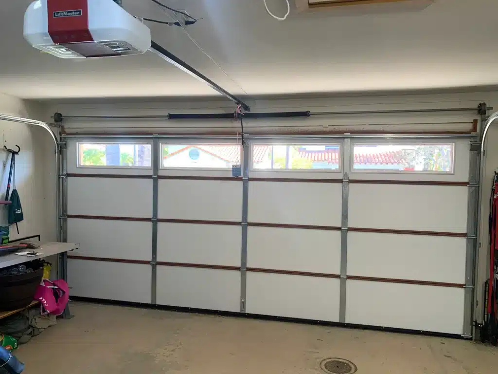 Durable garage door installation