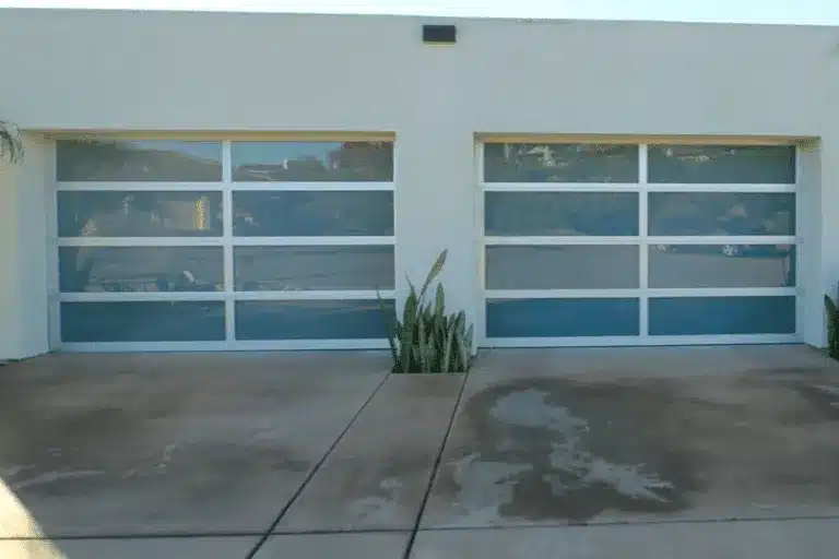 glass garage door